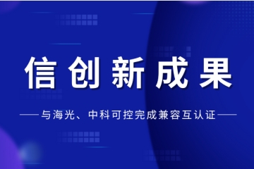 信創(chuàng  )新成果|遠望信息多款產(chǎn)品與海光、中科可控完成兼容互認證